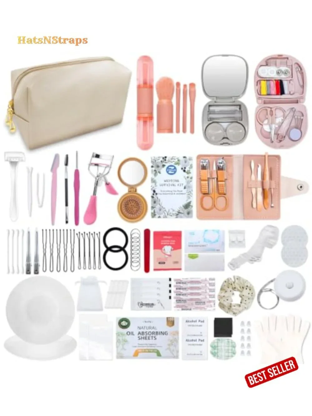 Wedding Day Emergency Kit 100+ Essentials Cosmetic Bag PU